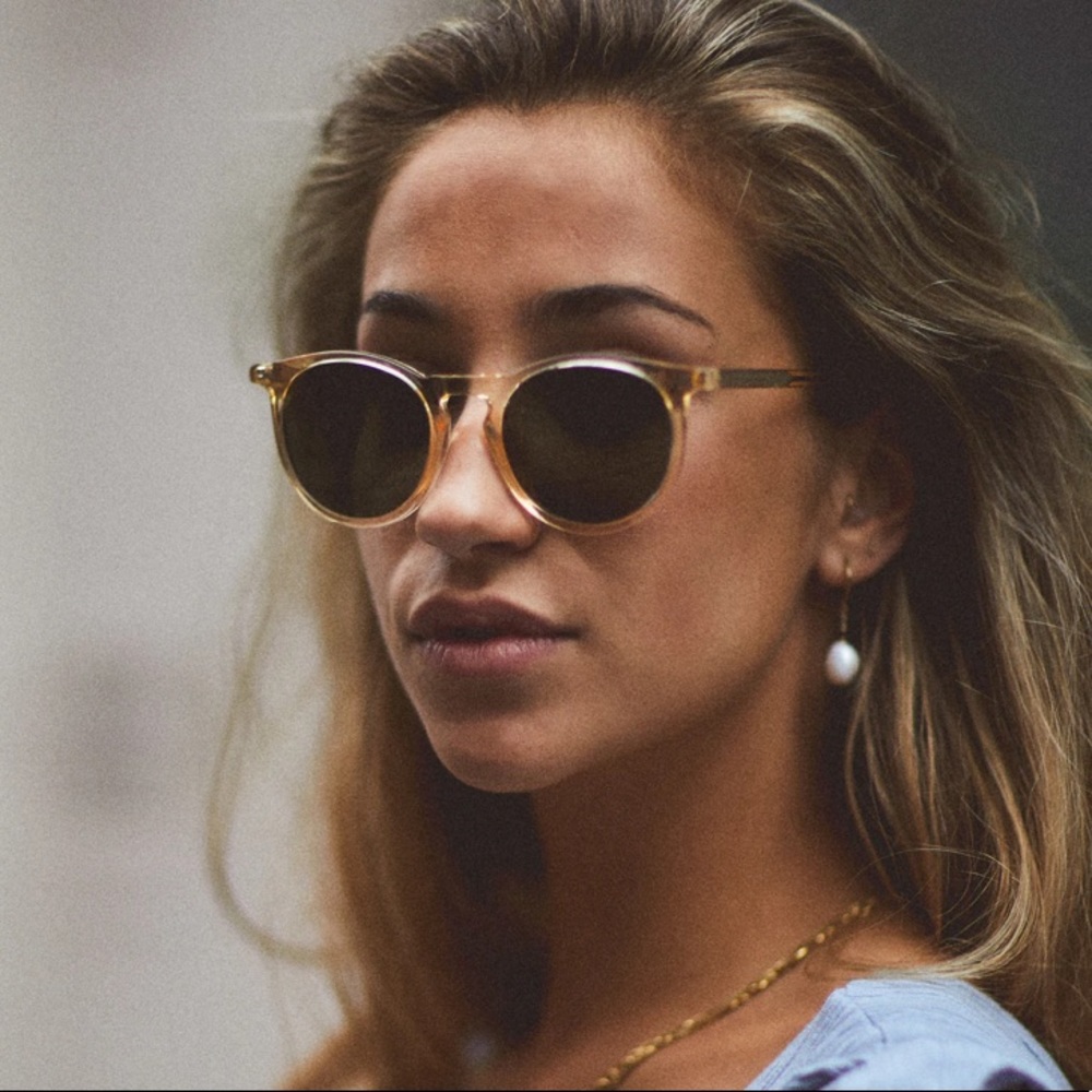Christopher cloos danish eyewear Paloma ‘champagne’ sunglasses